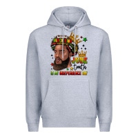Heather Grey juneteenth is my independence day Premium Hoodie - LillyAllenDesigns