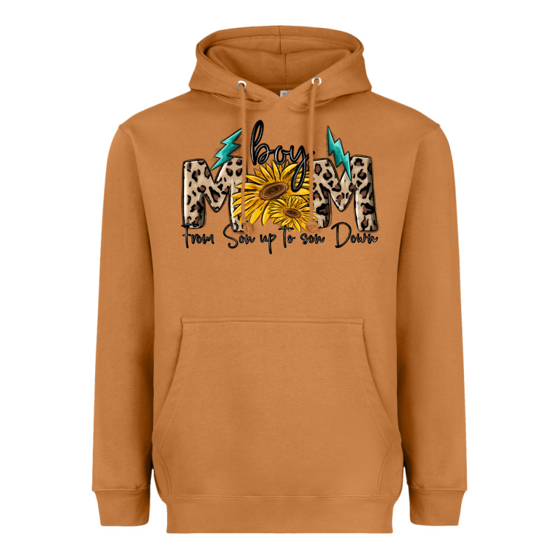 Boy Mom From Son Up To Sun Down Heavyweight Hoodie by MaliasSmallBusiness | Teevron