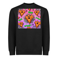 Black Halloween Heavyweight Sweatshirt - texasbilliewilder