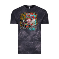 Cloud Black summer farm Vintage Tee - SublimationCraftShop
