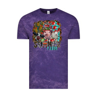 Cloud Purple summer farm Vintage Tee - SublimationCraftShop