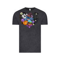 Vintage Black stitch heart halloween Vintage Tee - AdoDesignShop