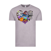 Vintage Zinc stitch heart halloween Vintage Tee - AdoDesignShop