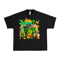 Black St. Patrick's Day gnomies truck Urban Heavy Tee - Neo Western