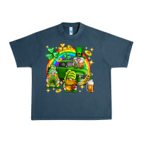 Midnight Navy St. Patrick's Day gnomies truck Urban Heavy Tee - Neo Western