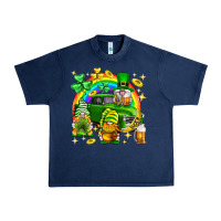 Navy St. Patrick's Day gnomies truck Urban Heavy Tee - Neo Western