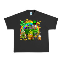 Pigment Black St. Patrick's Day gnomies truck Urban Heavy Tee - Neo Western