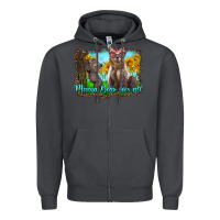 Smoke mama bear sees all with sunflowers Zipper Hoodie - Artiststas