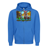 True Royal mama bear sees all with sunflowers Zipper Hoodie - Artiststas