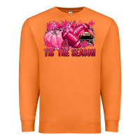 Carrot Tis' the season Football Breast Cancer Premium Sweatshirt - NancyCooperArtShop