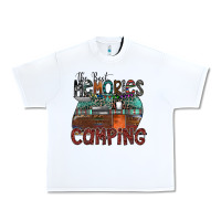 White the best memories camping Urban Heavy Tee - SublimationCraftShop