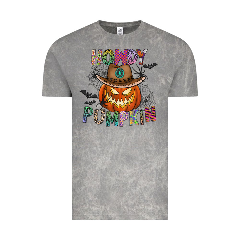 Howdy Pumpkin Vintage Tee by CowhideDigitalArt | Teevron