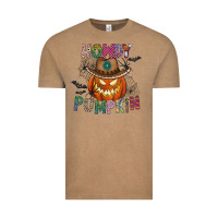 Vintage Coffee howdy pumpkin Vintage Tee - CowhideDigitalArt