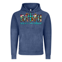 Vintage Denim faith can move mountains Vintage Hoodie - JahusDesignShop