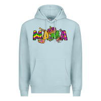 Blue Mist mama mardi gras Premium Hoodie - LillyAllenDesigns