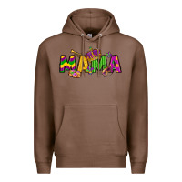 Chestnut mama mardi gras Premium Hoodie - LillyAllenDesigns