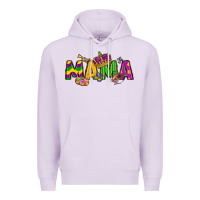 Lilac mama mardi gras Premium Hoodie - LillyAllenDesigns