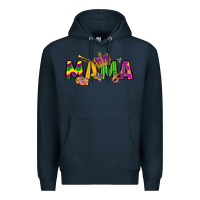 Navy mama mardi gras Premium Hoodie - LillyAllenDesigns