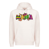 Pale Pink mama mardi gras Premium Hoodie - LillyAllenDesigns