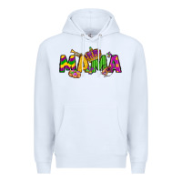 White mama mardi gras Premium Hoodie - LillyAllenDesigns