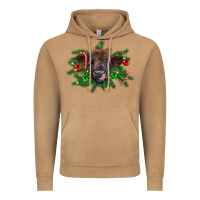 Vintage Camel Christmas highland calf Vintage Hoodie - RanaPortraitStore