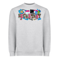 Heather Grey secretary Heavyweight Sweatshirt - Zillion Design Studio