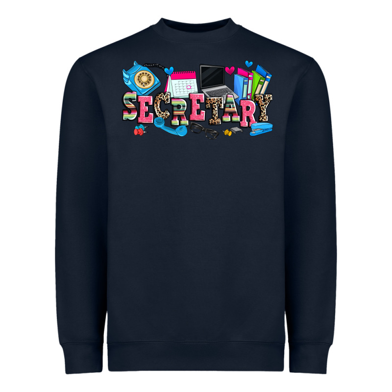 Secretary Heavyweight Sweatshirt by Zillion Design Studio | Teevron