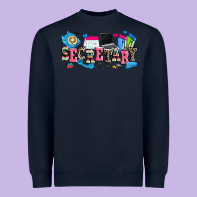 Secretary Heavyweight Sweatshirt Designed By Zillion Design Studio