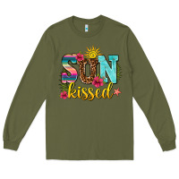 Army Green sun kissed Long Sleeve Tee - AdoDesignShop