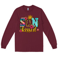 Burgundy sun kissed Long Sleeve Tee - AdoDesignShop