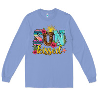 Colony Blue sun kissed Long Sleeve Tee - AdoDesignShop