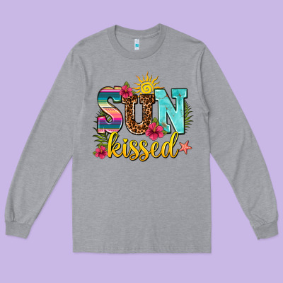 Sun Kissed Long Sleeve Tee Designed By Adodesignshop