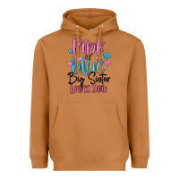 Meerkat pink or blue big sister loves you Heavyweight Hoodie - MaliasSmallBusiness