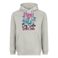 Moon Dust pink or blue big sister loves you Heavyweight Hoodie - MaliasSmallBusiness