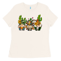Bone western gnomes with cactus Ladies Tee - AdoDesignShop