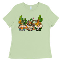 Matcha western gnomes with cactus Ladies Tee - AdoDesignShop
