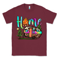 Burgundy home camp Classic Tee - JahusDesignShop