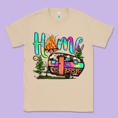 Home Camp Classic Tee Designed By Jahusdesignshop