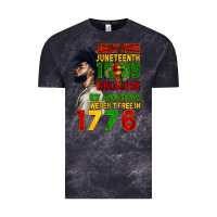 Cloud Black July 4th Juneteenth 1865 Vintage Tee - CowGirlArtShop