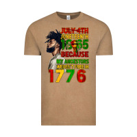 Vintage Coffee July 4th Juneteenth 1865 Vintage Tee - CowGirlArtShop