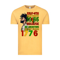 Vintage Mustard July 4th Juneteenth 1865 Vintage Tee - CowGirlArtShop