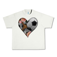 Pistachio western soccer heart Urban Heavy Tee - HRA Design Shop