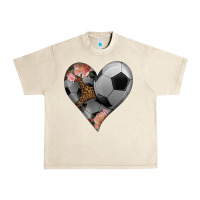 Sandshell western soccer heart Urban Heavy Tee - HRA Design Shop