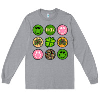 Heather Grey st patrick s day Long Sleeve Tee - Artiststas