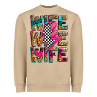 Mushroom race wife wife wife lightningbolt Heavyweight Sweatshirt - Zillion Design Studio