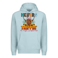 Blue Mist heifers be trippin' Premium Hoodie - LillyAllenDesigns