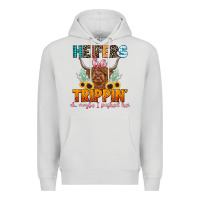 Dove Grey heifers be trippin' Premium Hoodie - LillyAllenDesigns