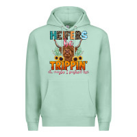 Seafoam heifers be trippin' Premium Hoodie - LillyAllenDesigns
