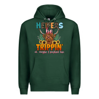 Sports Green heifers be trippin' Premium Hoodie - LillyAllenDesigns
