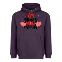 Plum i'm yours no refunds Heavyweight Hoodie - MaliasSmallBusiness